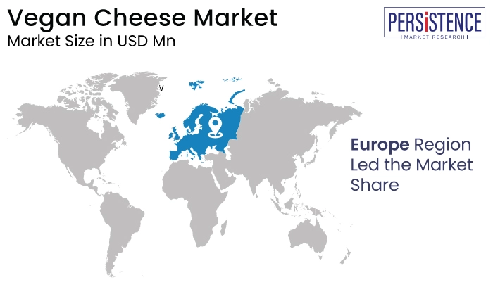 Vegan Cheese Market Region
