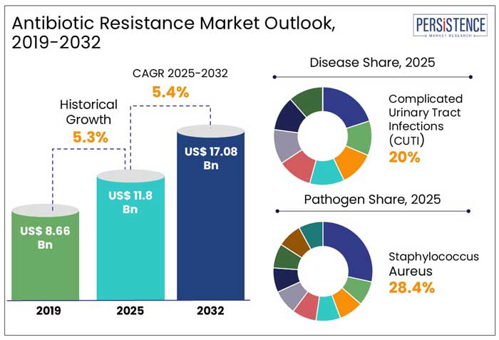 antibiotic resistance market outlook, 2019-2032