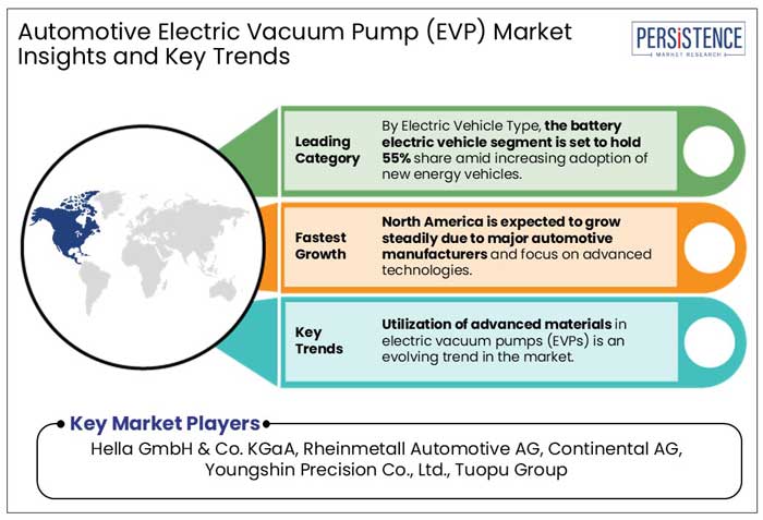 automotive electric vacuum pump (evp) market insights and key trends