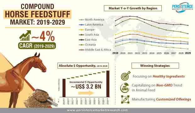 compound horse feedstuff market infographic
