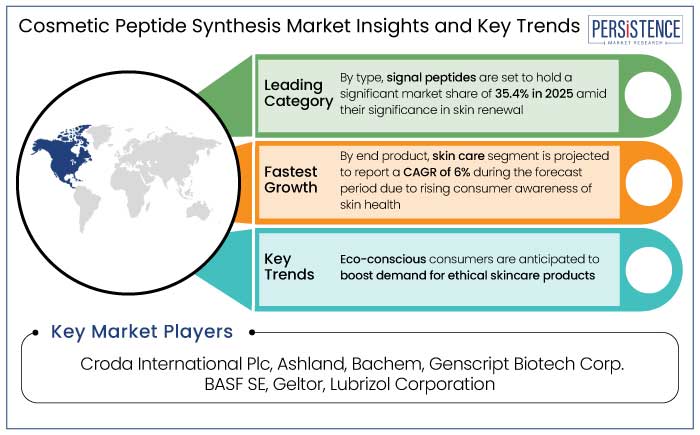 cosmetic peptide synthesis market insights and key trends