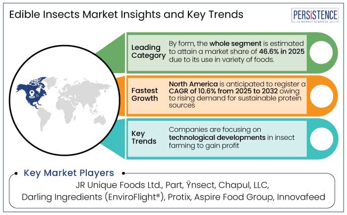 edible insects market insights and key trends