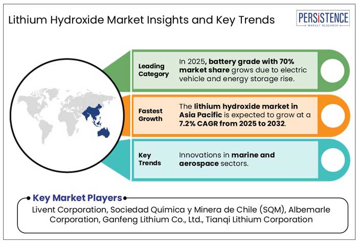 lithium hydroxide market insights and key trends