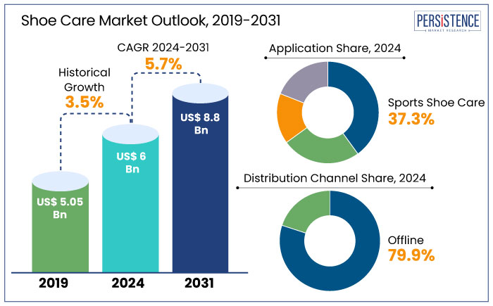 shoe care market outlook, 2019-2031